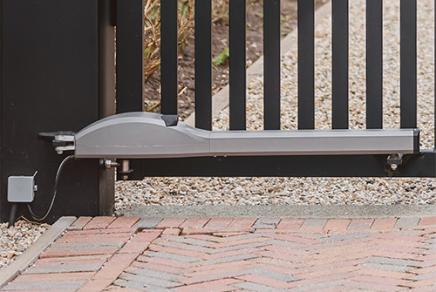 Bovengrondse poortaandrijving - draaipoort